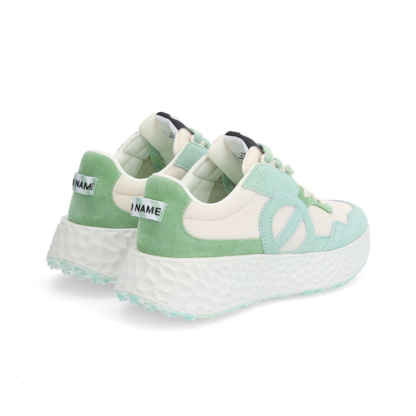 CARTER MILKSHAKE W - SUEDE/KNIT/SUED - TURQUOISE/BLANC CASSE/VERT MENTHE